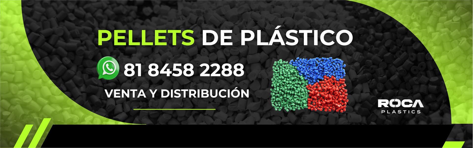 Pellets de Plástico Reciclado | Fabricación y Venta – Roca Plastics